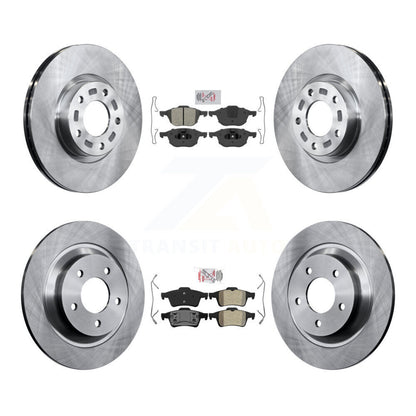 Kit de plaquettes semi-métalliques avant et arrière et disques de frein pour Mazda 5 à 02 0 2006