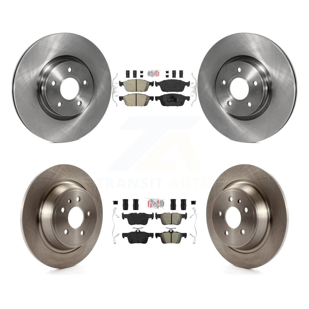 Kit de Rotor de frein à plaquettes semi-métalliques avant et arrière en céramique, pour Ford Escape Lincoln MK