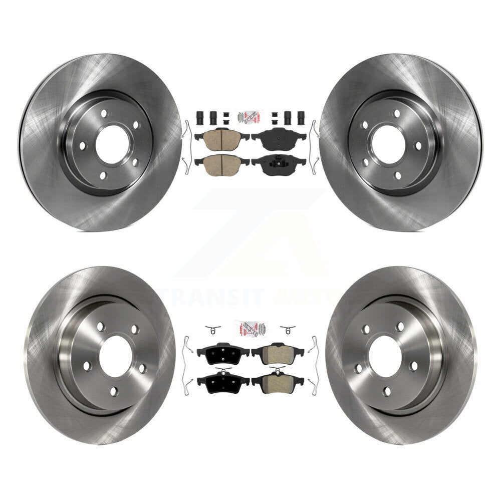 Kit de plaquettes et Rotor de frein semi-métalliques avant et arrière en céramique, pour Volvo S40 C30 V50 C7