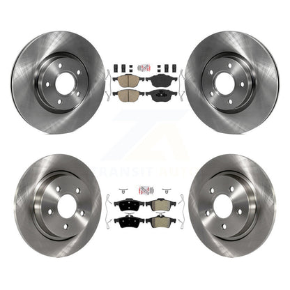 Kit de plaquettes et Rotor de frein semi-métalliques avant et arrière en céramique, pour Volvo S40 C30 V50 C7