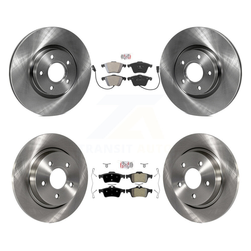 Kit de plaquettes semi-métalliques avant et arrière et disques de frein, pour Volvo S40 K8A-10665