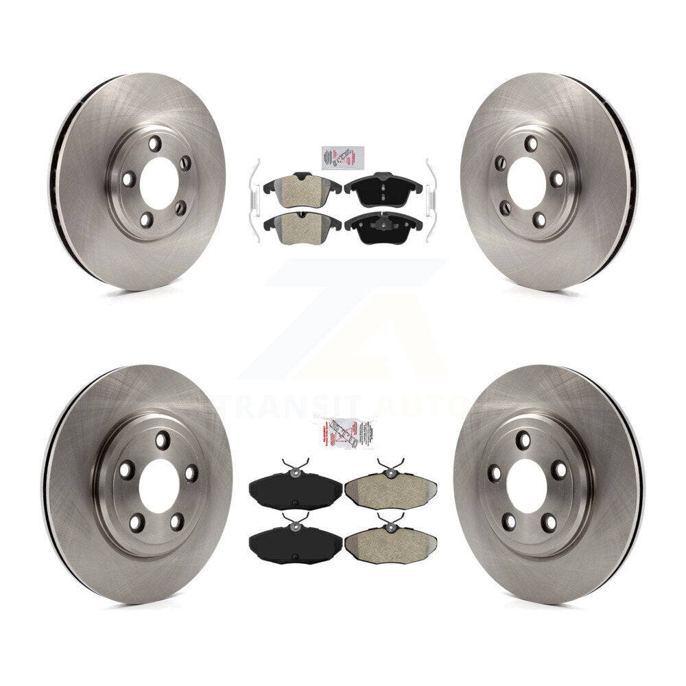 Kit de plaquettes semi-métalliques avant et arrière et rotor de frein pour Jaguar S-Type Sport/Bas 2005