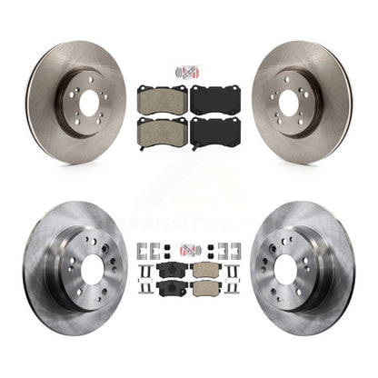 Kit de plaquettes en céramique et de disques de frein à disque, semi-métalliques avant et arrière, pour Acura TL