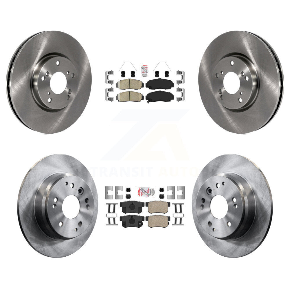 Kit de Rotor de frein à plaquettes en céramique avant et arrière, pour transmission automatique Acura TL 04-05