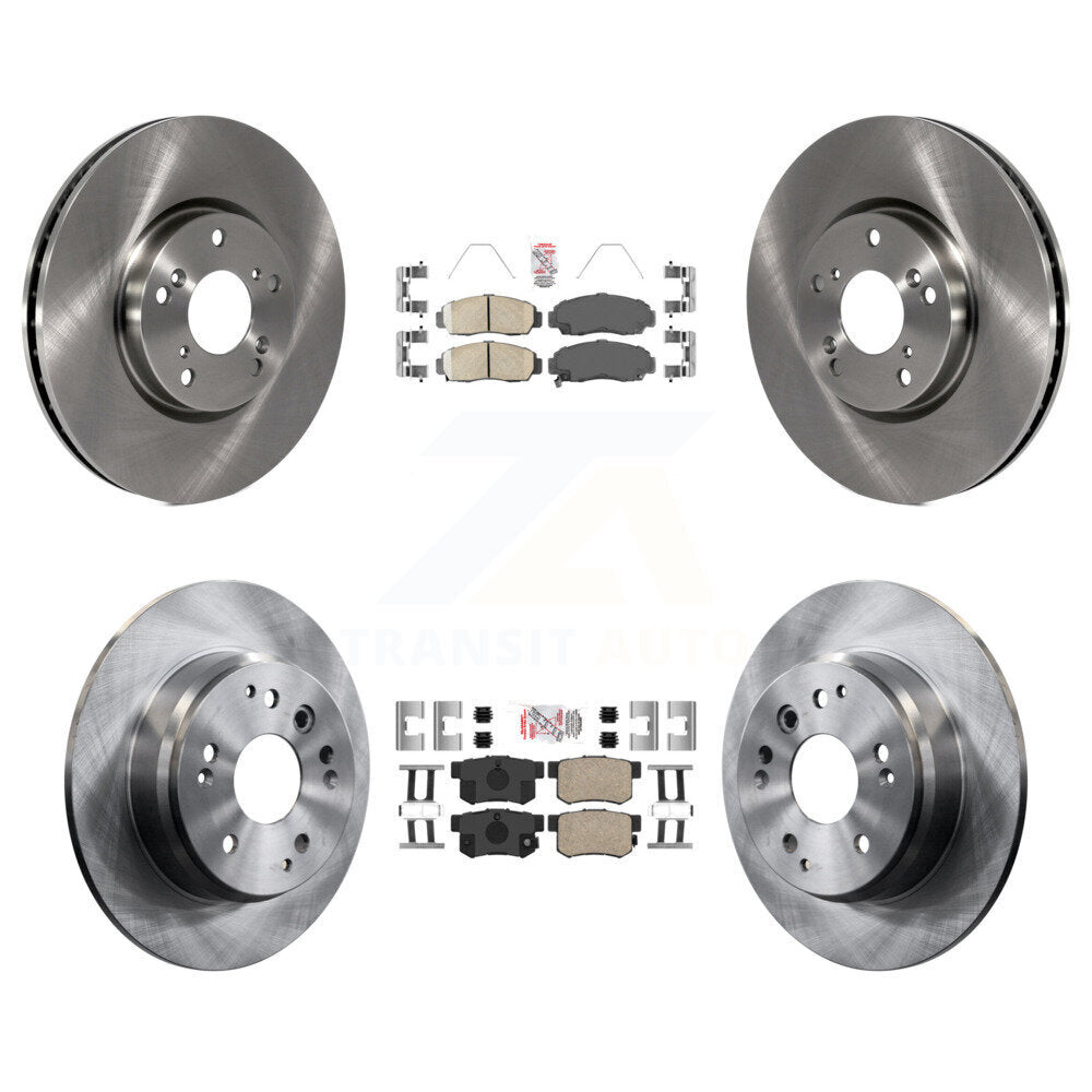Kit de Rotor de frein à plaquettes en céramique avant et arrière, pour transmission automatique Acura TL 04-05
