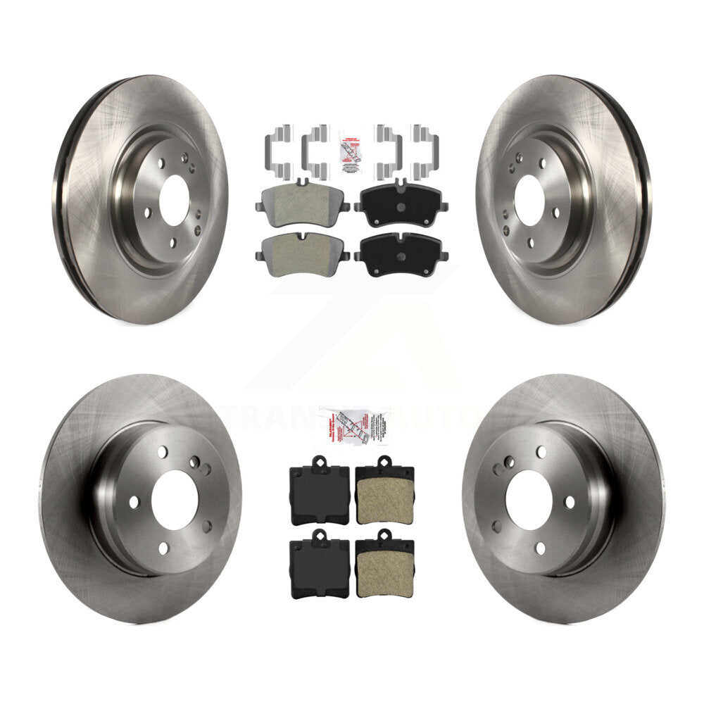 Kit de plaquettes semi-métalliques avant et arrière et disques de frein pour Mercedes-Benz SLK28