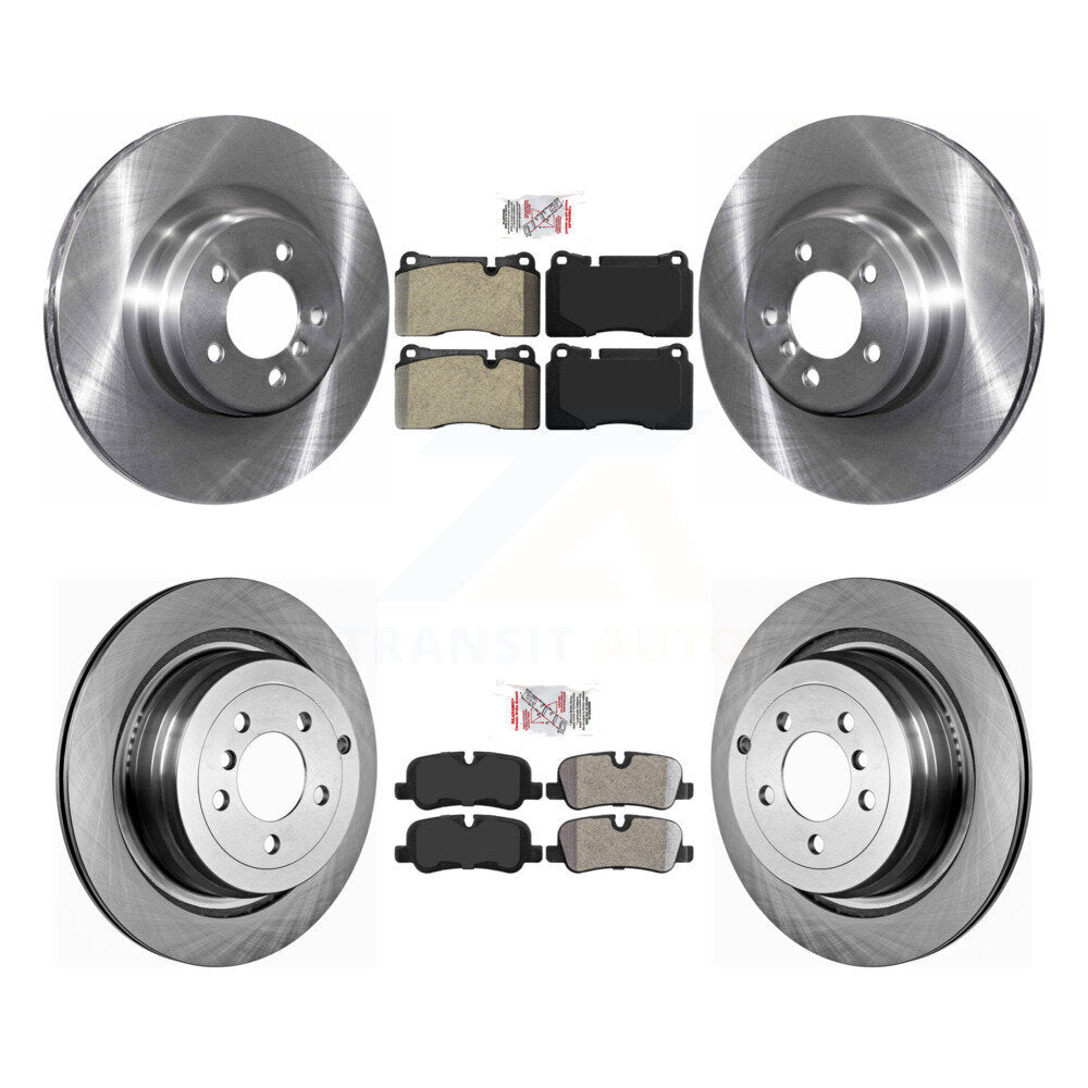 Kit de plaquettes semi-métalliques avant et arrière et Rotor de frein pour Land Rover Range Supercharge