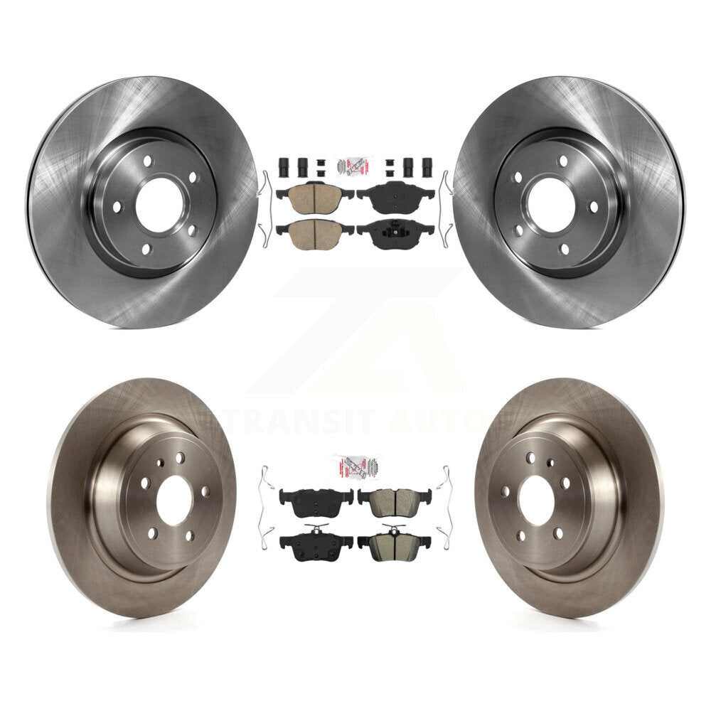 Kit de plaquettes semi-métalliques avant et arrière en céramique et disques de frein pour Ford Escape