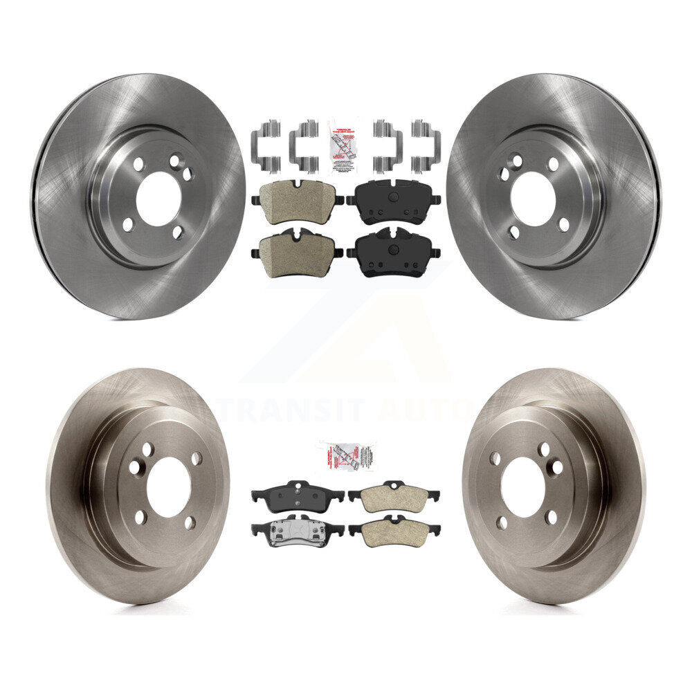 Kit de plaquettes en céramique et de rotors de frein à disque, semi-métalliques avant et arrière, pour Mini Cooper