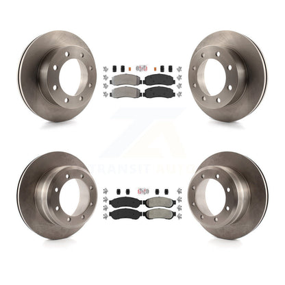 Kit de Rotor de frein à plaquettes semi-métalliques avant et arrière, pour Ford F-350 Super Duty 4W 05-07