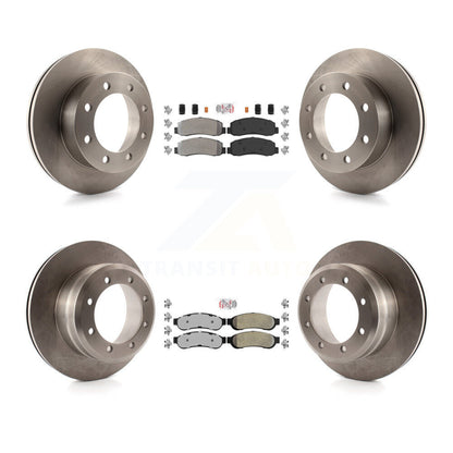 Kit de Rotor de frein à plaquettes semi-métalliques avant et arrière, pour Ford F-350 Super Duty 4W 05-07