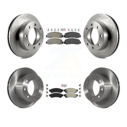 Kit de Rotor de frein à plaquettes semi-métalliques avant et arrière, pour Ford F-250 Super Duty 4W 08-09