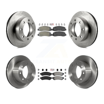 Kit de Rotor de frein à plaquettes semi-métalliques avant et arrière, pour Ford F-250 Super Duty 4W 08-09