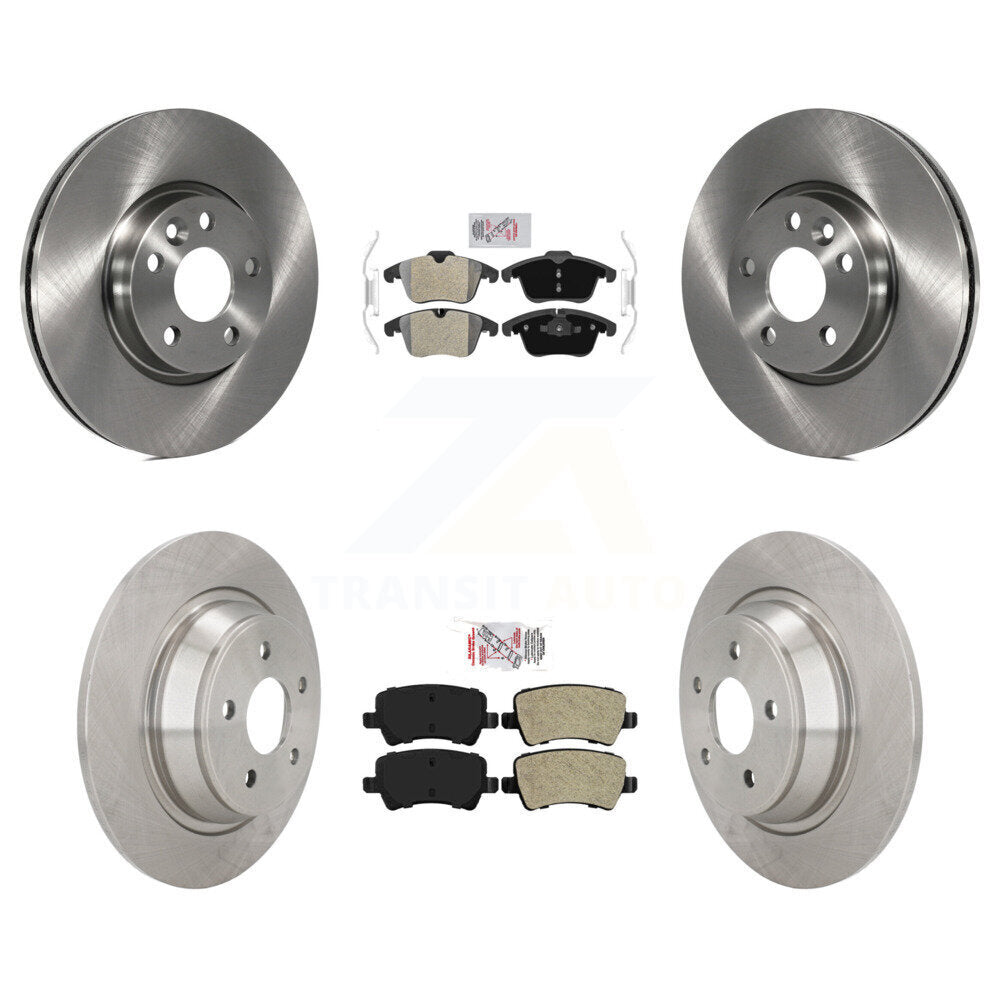Kit de plaquettes semi-métalliques avant et arrière et Rotor de frein, pour Land Rover Range Evoqu 12-15