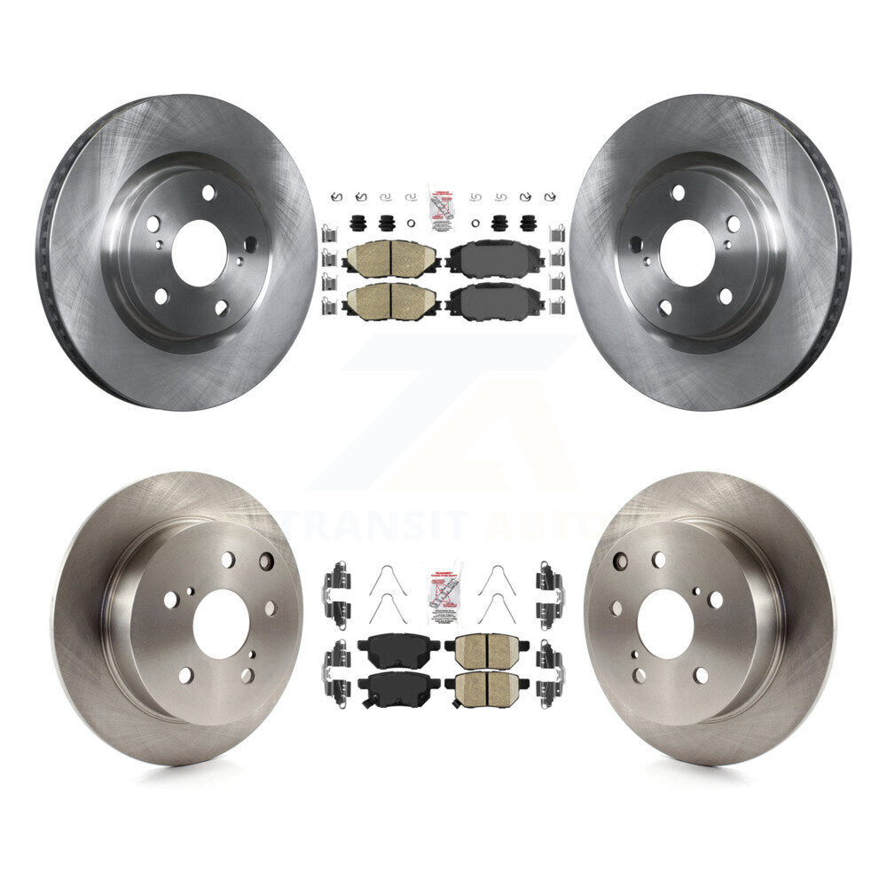 Kit de plaquettes en céramique et de disques de frein avant et arrière, pour Toyota Matrix XRS 2010