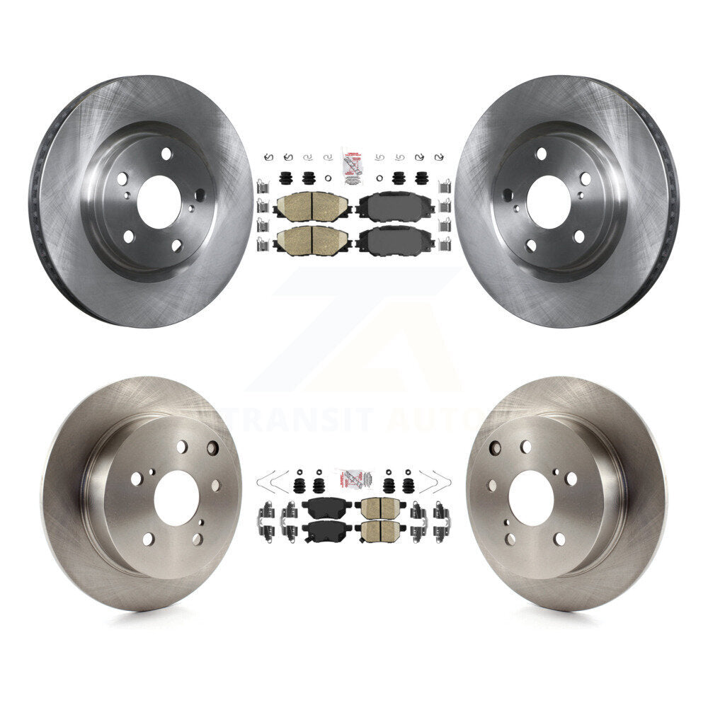 Kit de plaquettes en céramique et de disques de frein avant et arrière, pour Toyota Matrix XRS 2010