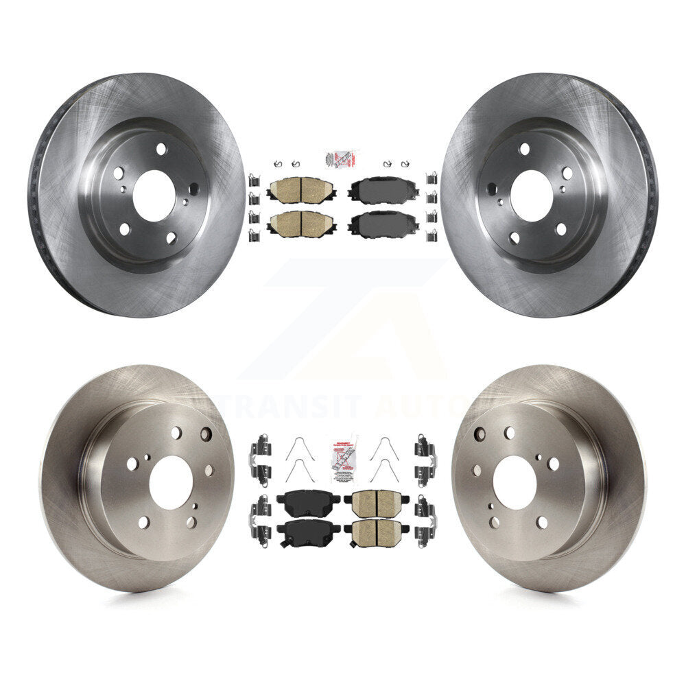 Kit de plaquettes en céramique et de disques de frein avant et arrière, pour Toyota Matrix XRS 2010