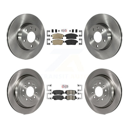 Kit de plaquettes en céramique et de rotors de frein à disque avant et arrière, pour Cadillac ATS K8A-106713