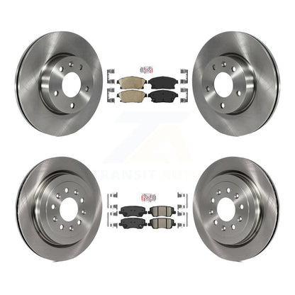 Kit de plaquettes en céramique et de rotors de frein à disque avant et arrière, pour Cadillac ATS K8A-106714