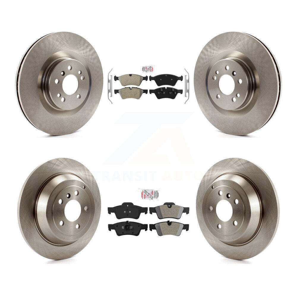 Kit de plaquettes semi-métalliques avant et arrière et disques de frein pour Mercedes-Benz ML320