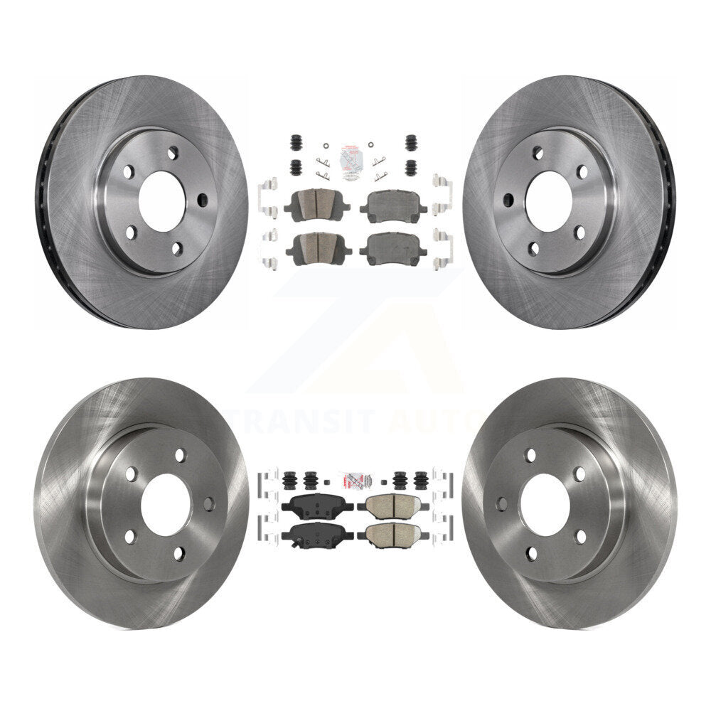 Kit de plaquettes en céramique et de disques de frein avant et arrière, pour Chevrolet Malibu Pontiac G
