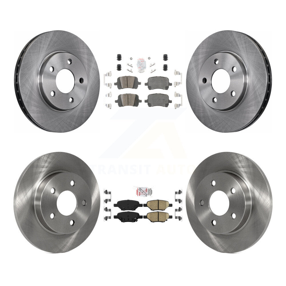 Kit de plaquettes en céramique et de disques de frein avant et arrière, pour Chevrolet Malibu Pontiac G
