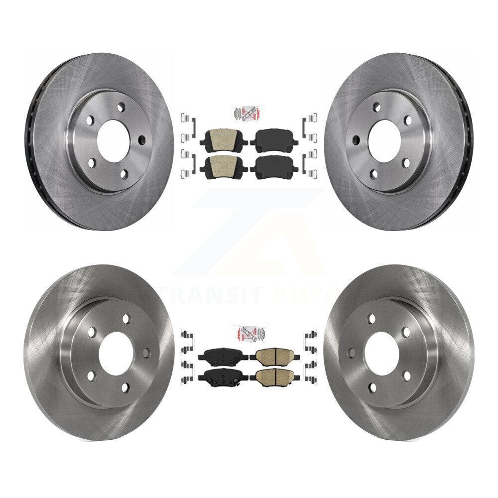 Kit de plaquettes en céramique et de disques de frein avant et arrière, pour Chevrolet Malibu Pontiac G