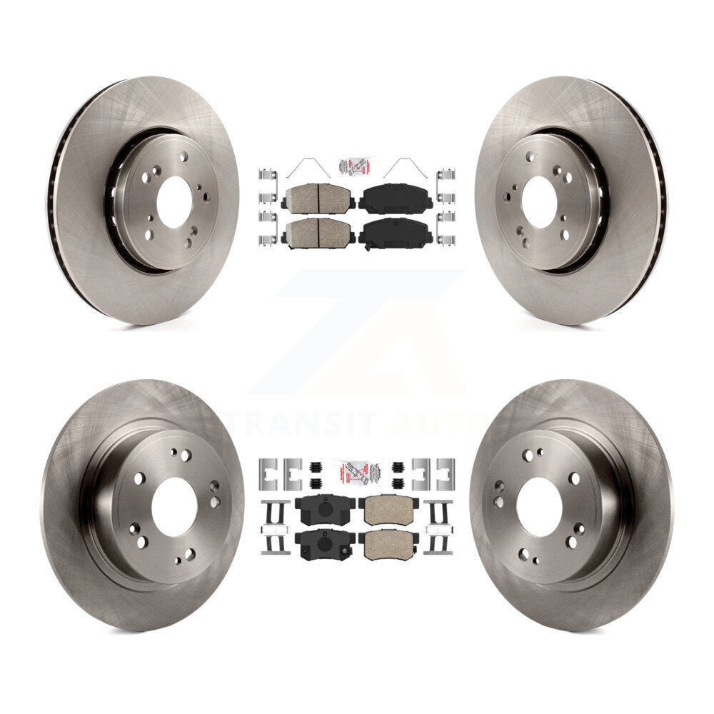 Kit de plaquettes en céramique et de rotors de frein à disque avant et arrière, pour Acura ILX 2016 K8A-106720