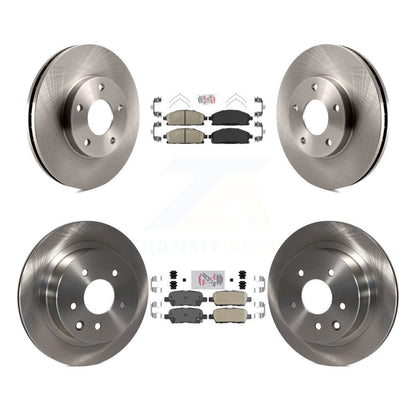 Kit de plaquettes en céramique et de disques de frein avant et arrière, pour Nissan X-Trail 2005 – 2006