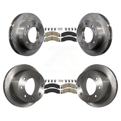 Kit de plaquettes en céramique et de Rotor de frein à disque, avant et arrière, pour GMC Sierra 3500 HD Chevrole