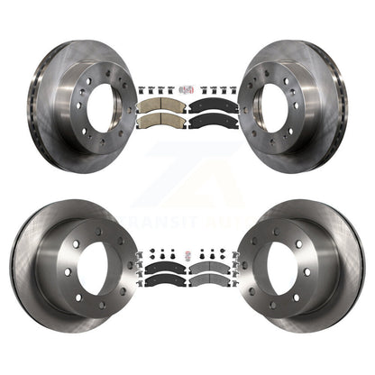 Kit de Rotor de frein à disque à plaquettes semi-métalliques avant et arrière en céramique pour GMC Sierra 3500 H