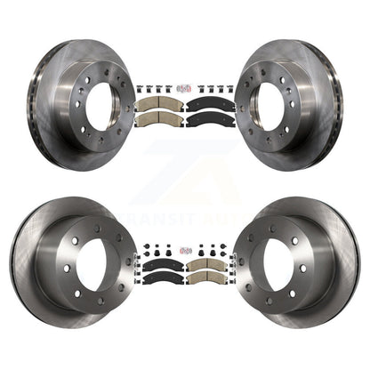 Kit de plaquettes en céramique et de Rotor de frein à disque, avant et arrière, pour GMC Sierra 3500 HD Chevrole