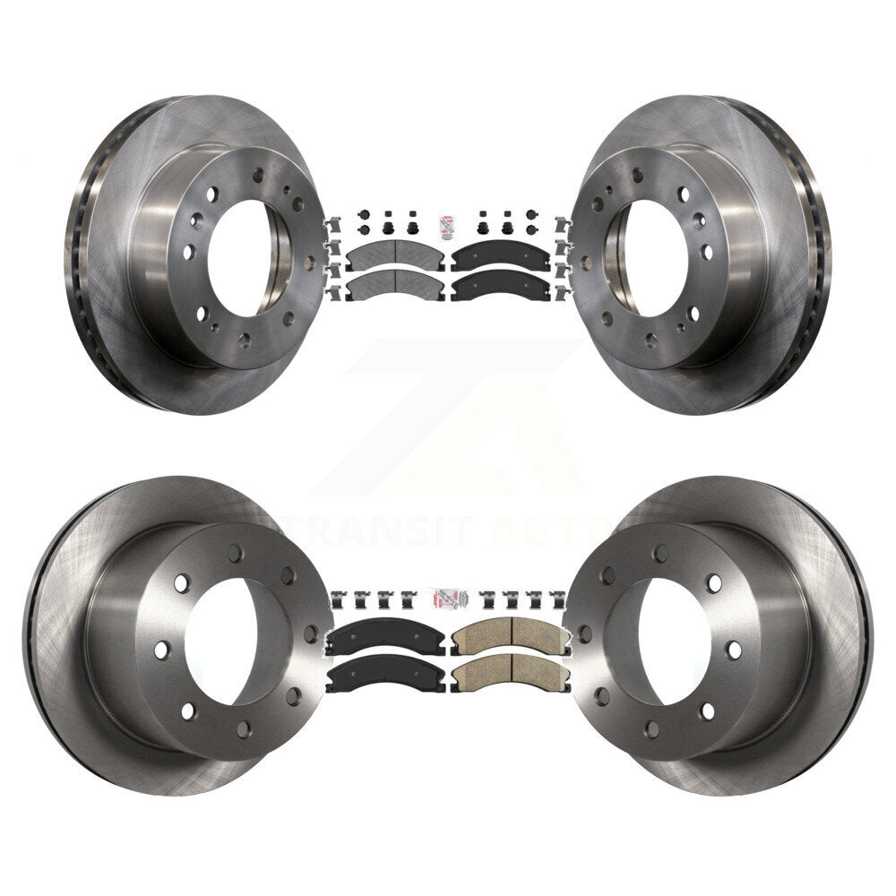 Kit de Rotor de frein à disque en céramique, semi-métallique avant et arrière, pour GMC Sierra 3500 H