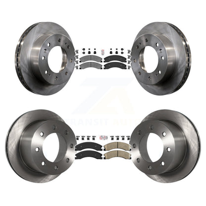Kit de Rotor de frein à disque en céramique, semi-métallique avant et arrière, pour GMC Sierra 3500 H