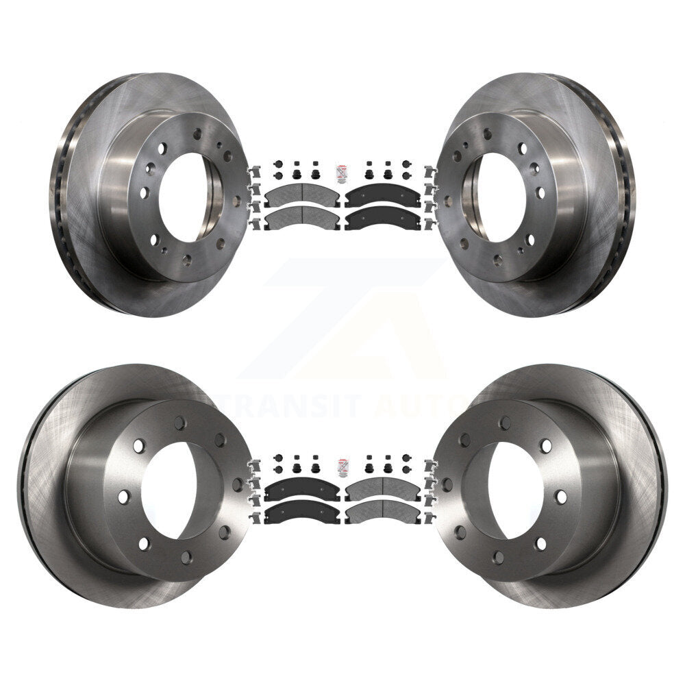 Kit de plaquettes et disques de frein semi-métalliques avant et arrière, pour GMC Sierra 3500 HD Chevrole