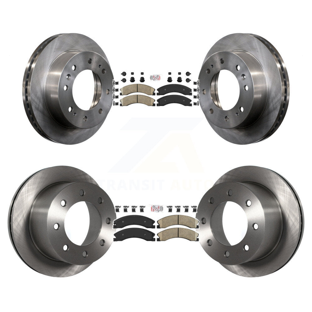 Kit de plaquettes en céramique et de Rotor de frein à disque, avant et arrière, pour GMC Sierra 3500 HD Chevrole