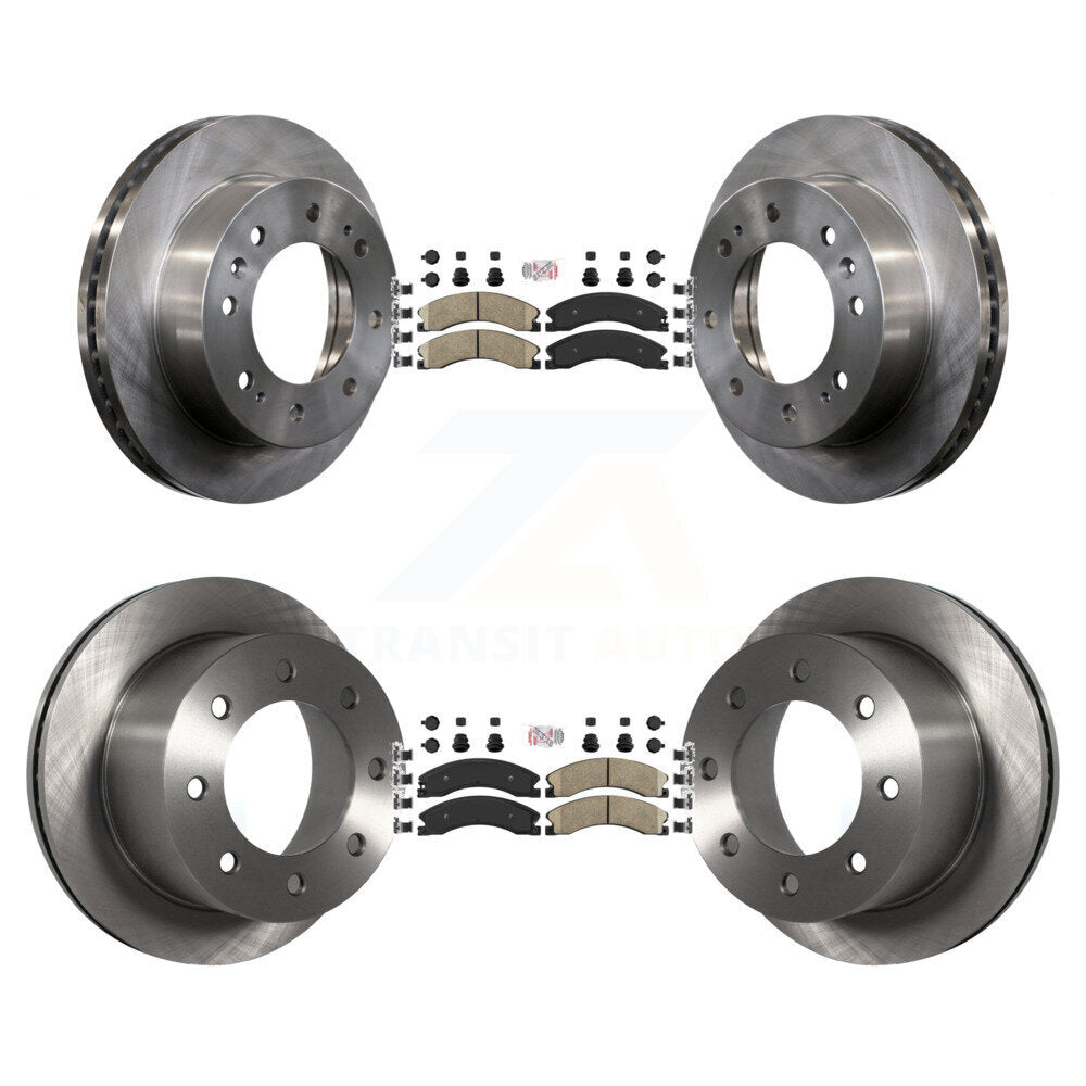 Kit de plaquettes en céramique et de Rotor de frein à disque, avant et arrière, pour GMC Sierra 3500 HD Chevrole