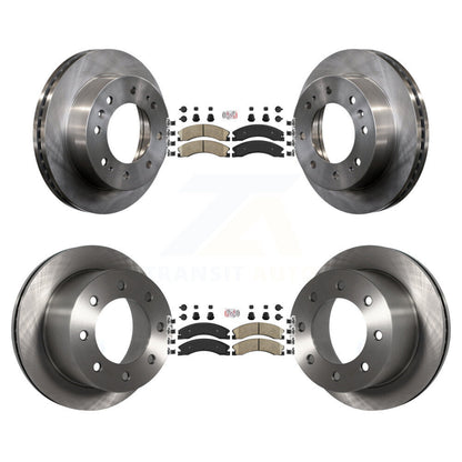 Kit de plaquettes en céramique et de Rotor de frein à disque, avant et arrière, pour GMC Sierra 3500 HD Chevrole