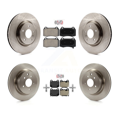 Kit de plaquettes semi-métalliques avant et arrière et Rotor de frein à disque, pour Nissan 350Z INFINITI G3