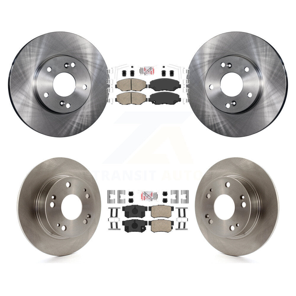 Kit de plaquettes en céramique et de rotors de frein à disque avant et arrière, pour Honda Accord K8A-106737