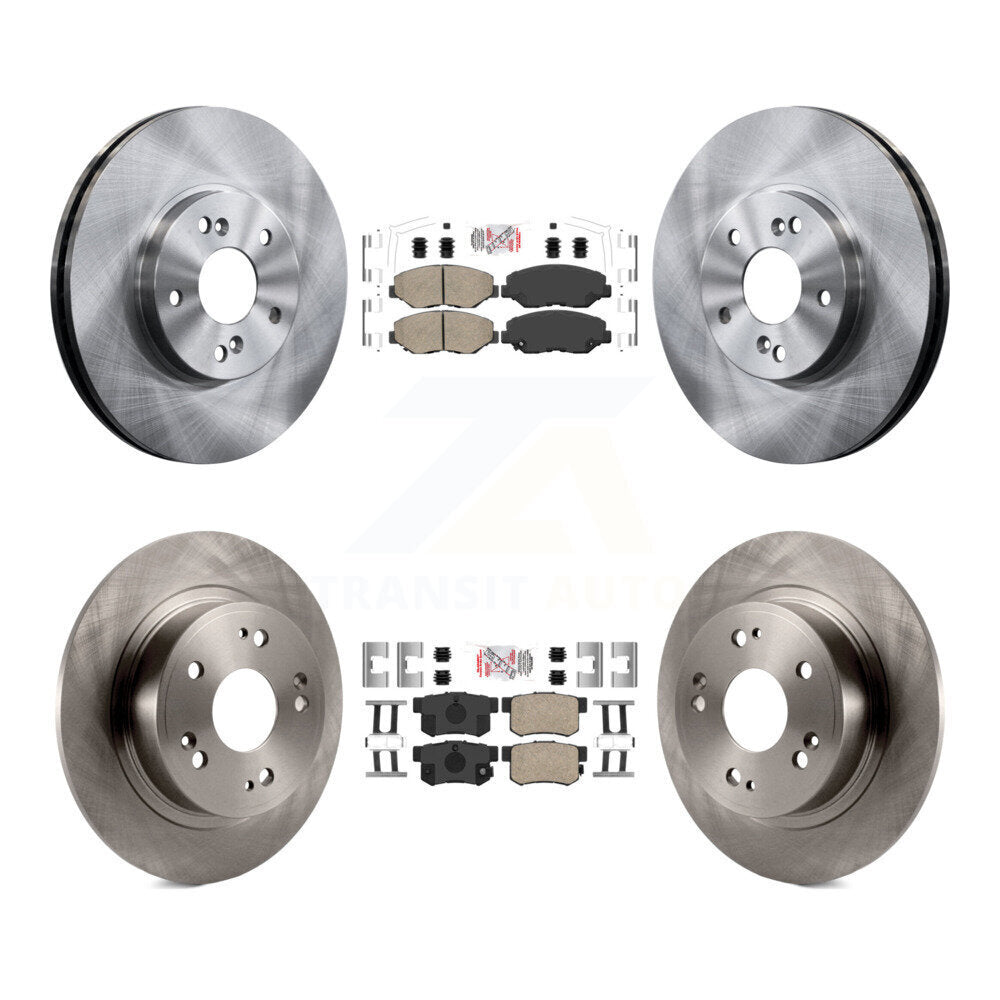 Kit de plaquettes en céramique et de rotors de frein à disque avant et arrière, pour Honda Accord K8A-106739