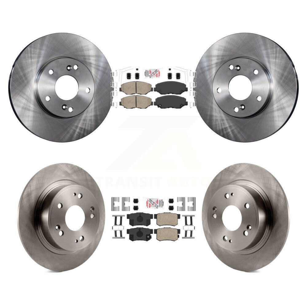 Kit de plaquettes en céramique et de rotors de frein à disque avant et arrière, pour Honda Accord K8A-106741