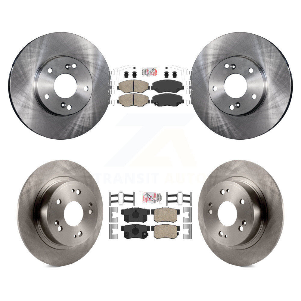 Kit de plaquettes en céramique et de rotors de frein à disque avant et arrière, pour Honda Accord K8A-106742