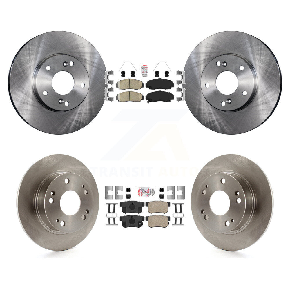 Kit de plaquettes en céramique et de rotors de frein à disque avant et arrière, pour Honda Accord K8A-106743