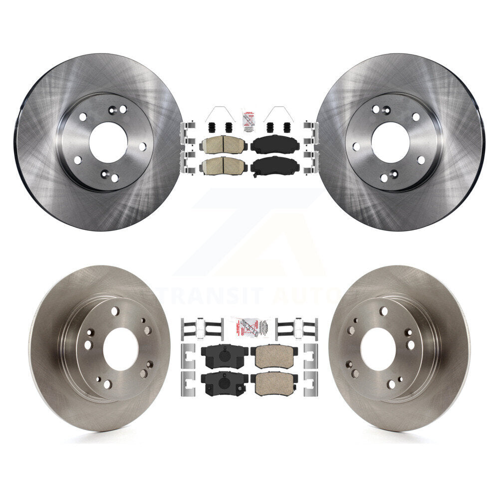 Kit de plaquettes en céramique et de rotors de frein à disque avant et arrière, pour Honda Accord K8A-106744