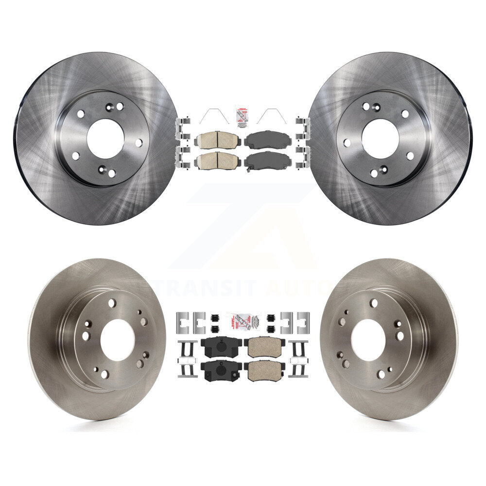 Kit de plaquettes en céramique et de rotors de frein à disque avant et arrière, pour Honda Accord K8A-106745