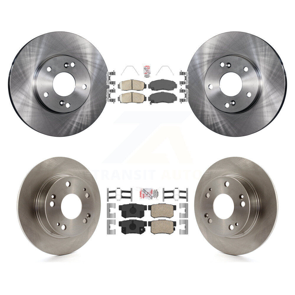 Kit de plaquettes en céramique et de rotors de frein à disque avant et arrière, pour Honda Accord K8A-106746