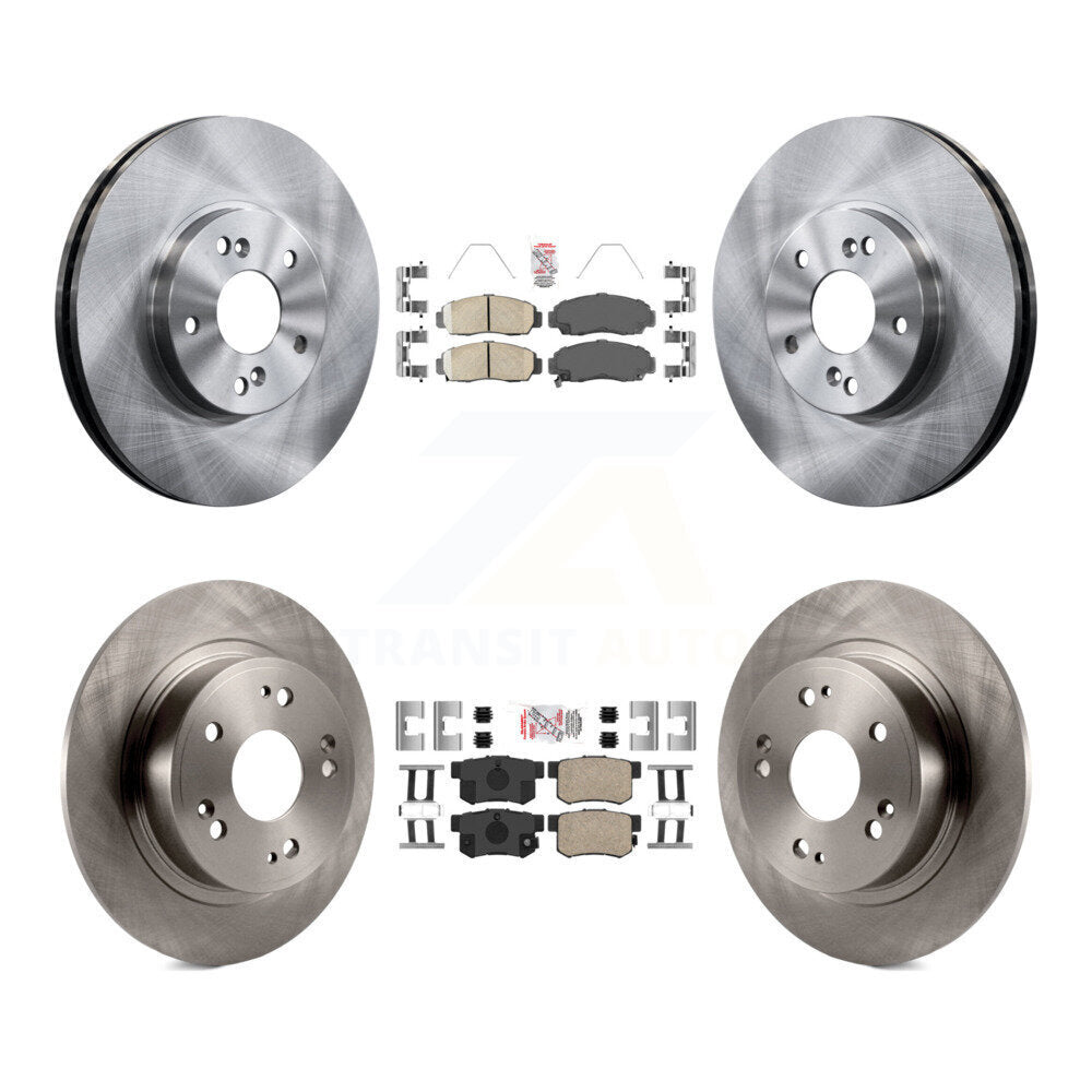 Kit de plaquettes en céramique et de rotors de frein à disque avant et arrière, pour Honda Accord K8A-106749