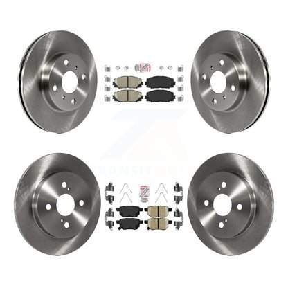 Kit de plaquettes en céramique et de rotors de frein à disque avant et arrière, pour Toyota Yaris K8A-106755