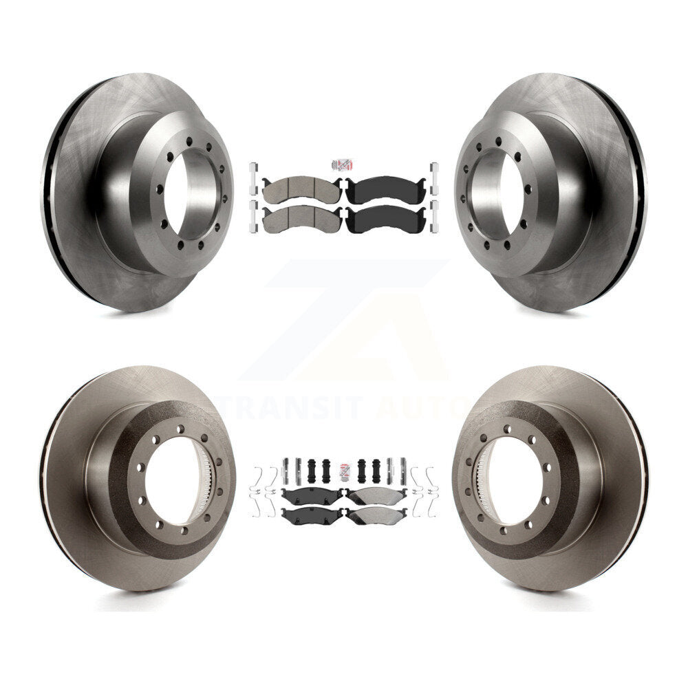 Kit de plaquettes semi-métalliques avant et arrière et Rotor de frein, pour châssis de camping-car Ford F-53
